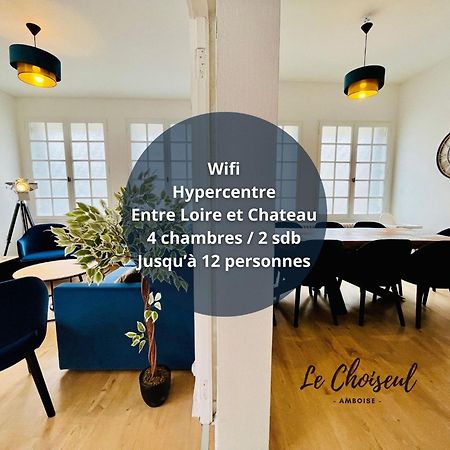 Le Choiseul - T5 Entre Loire Et Chateau Royal - Manoir De La Concorde Amboise Exterior foto